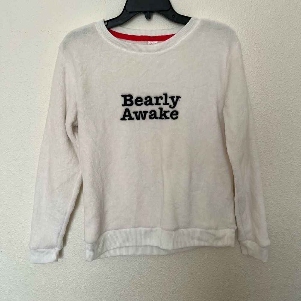 So Intimates Bearly Awake Pullover Top Super Soft Loungewear size M